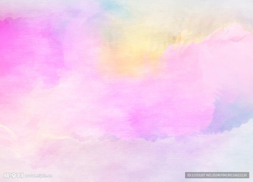 创意水彩抽象艺术画水彩晕染