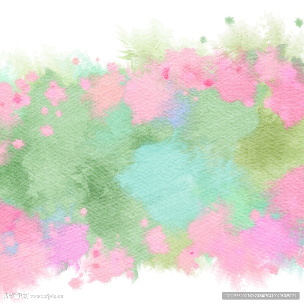 创意水彩抽象艺术画水彩晕染