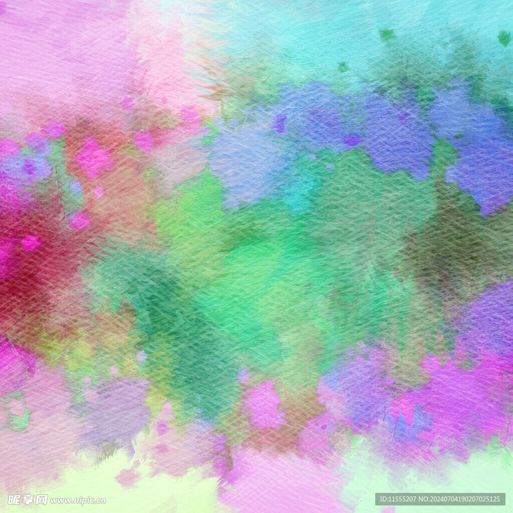 创意水彩抽象艺术画水彩晕染
