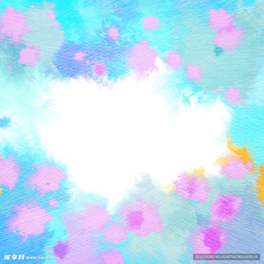 创意水彩抽象艺术画水彩晕染