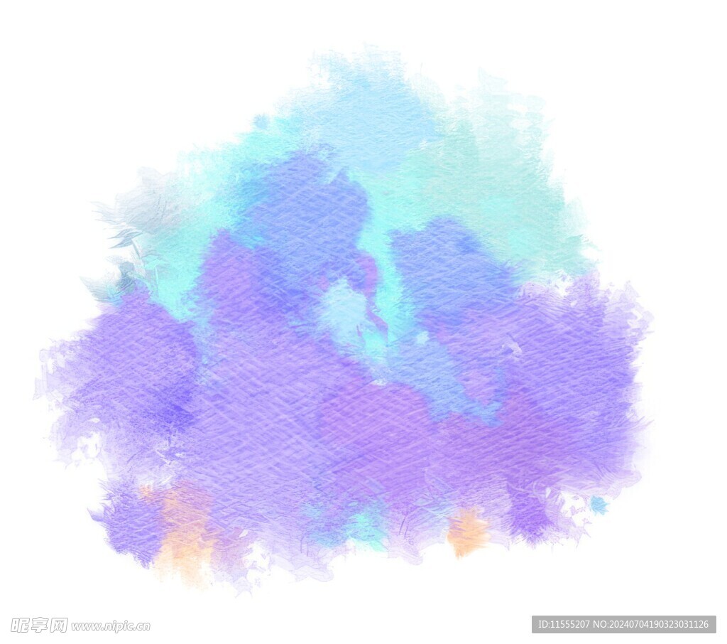 创意水彩抽象艺术画水彩晕染