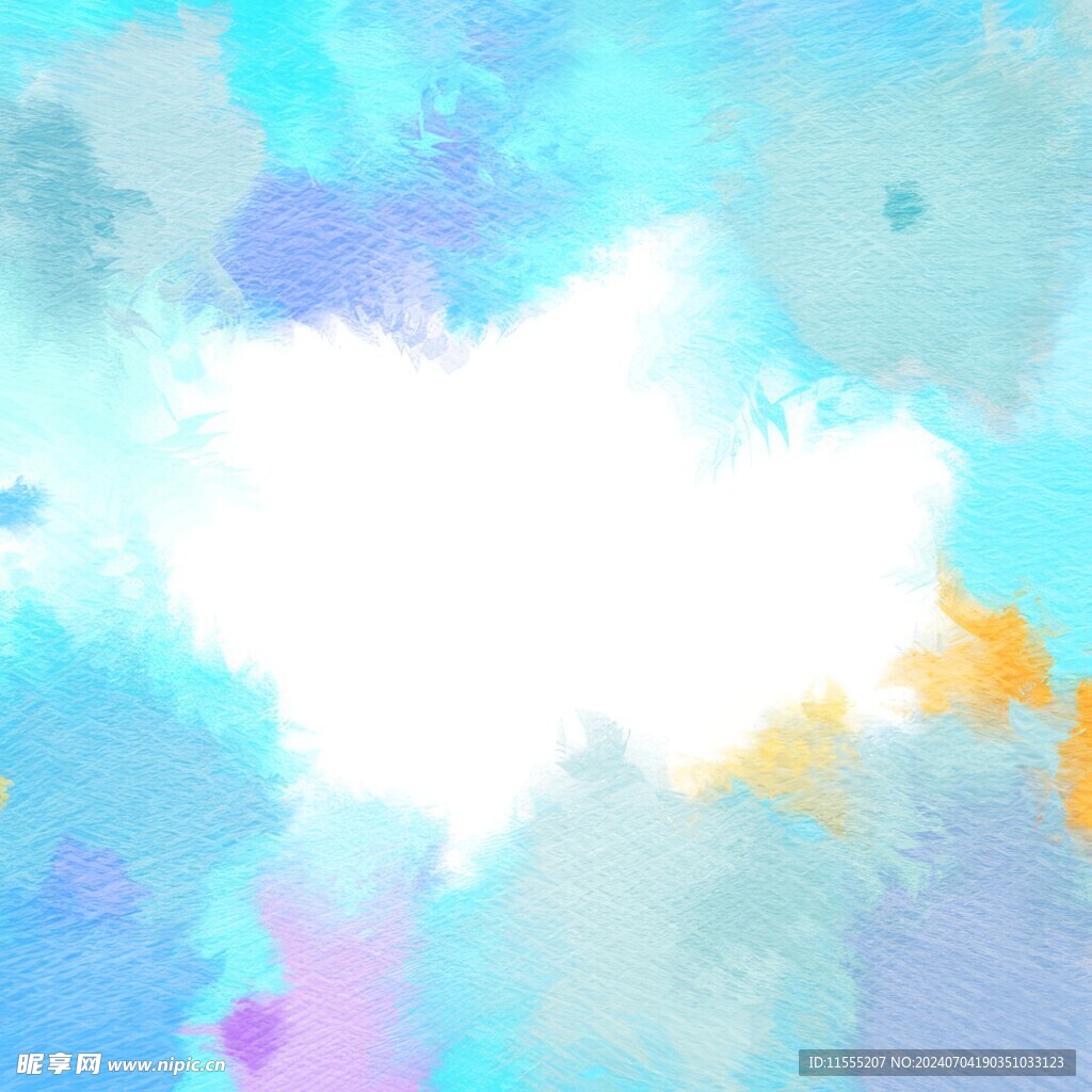 创意水彩抽象艺术画水彩晕染