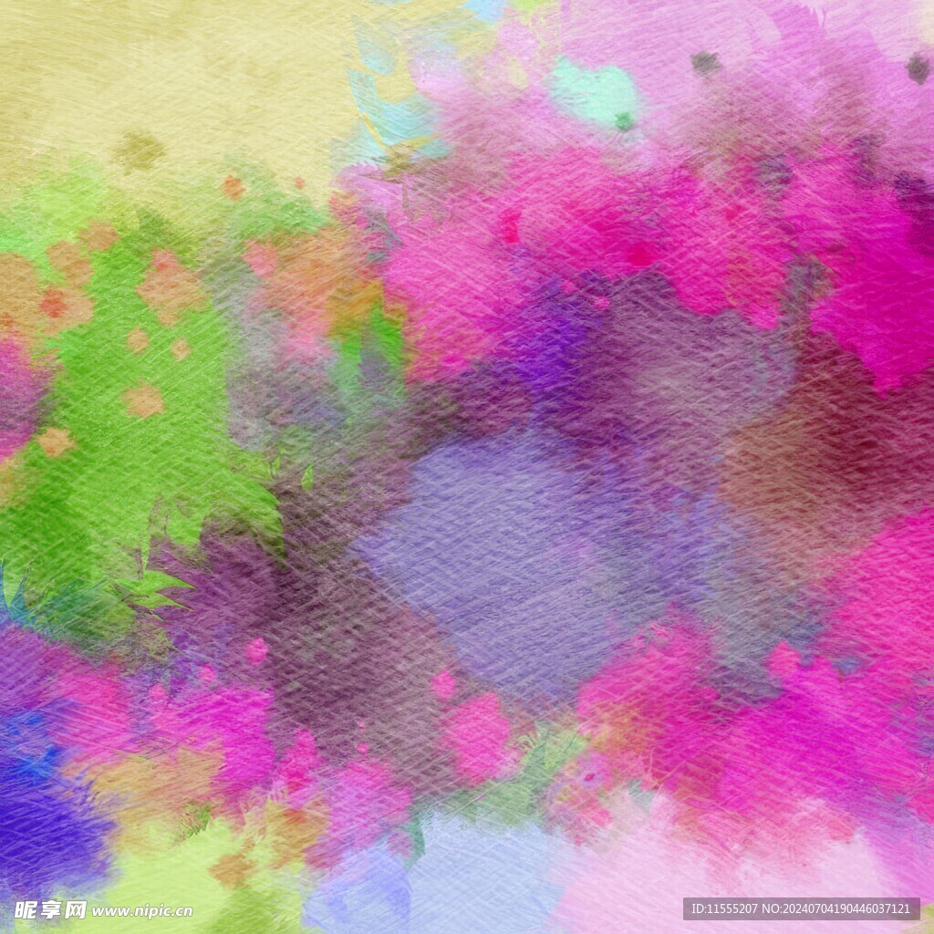 创意水彩抽象艺术画水彩晕染
