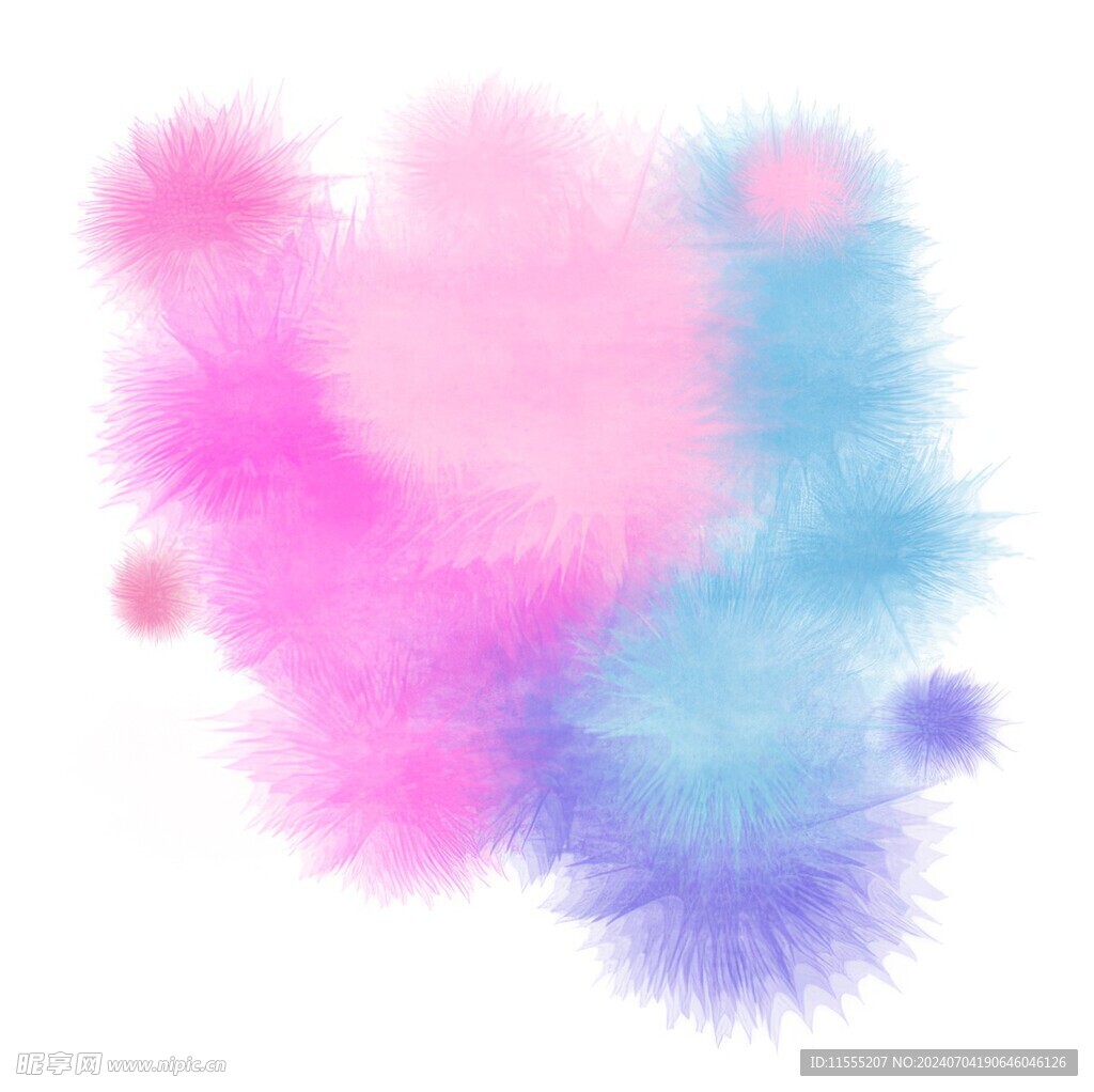 创意水彩抽象艺术画水彩晕染