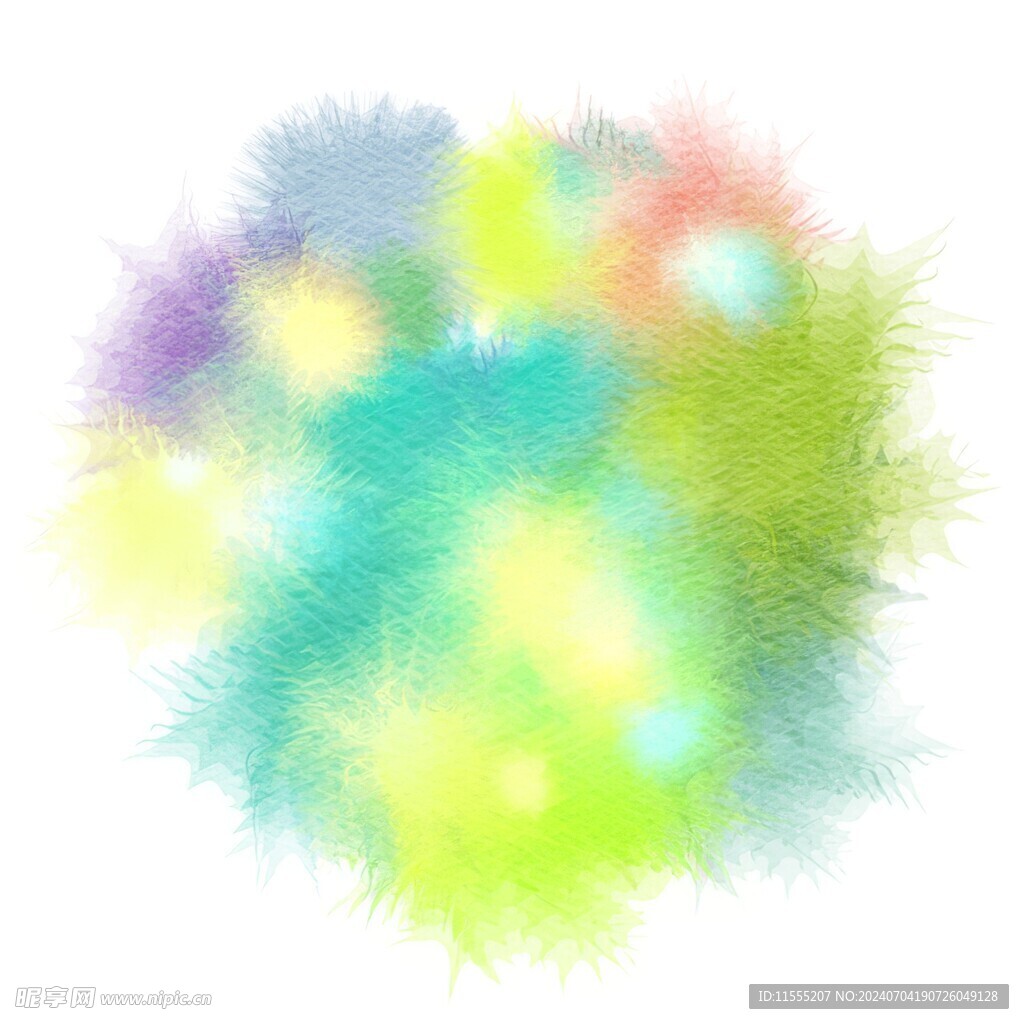 创意水彩抽象艺术画水彩晕染