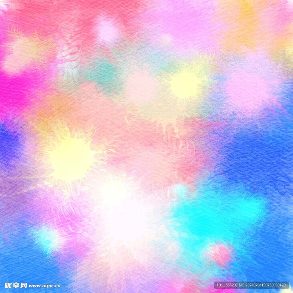 创意水彩抽象艺术画水彩晕染