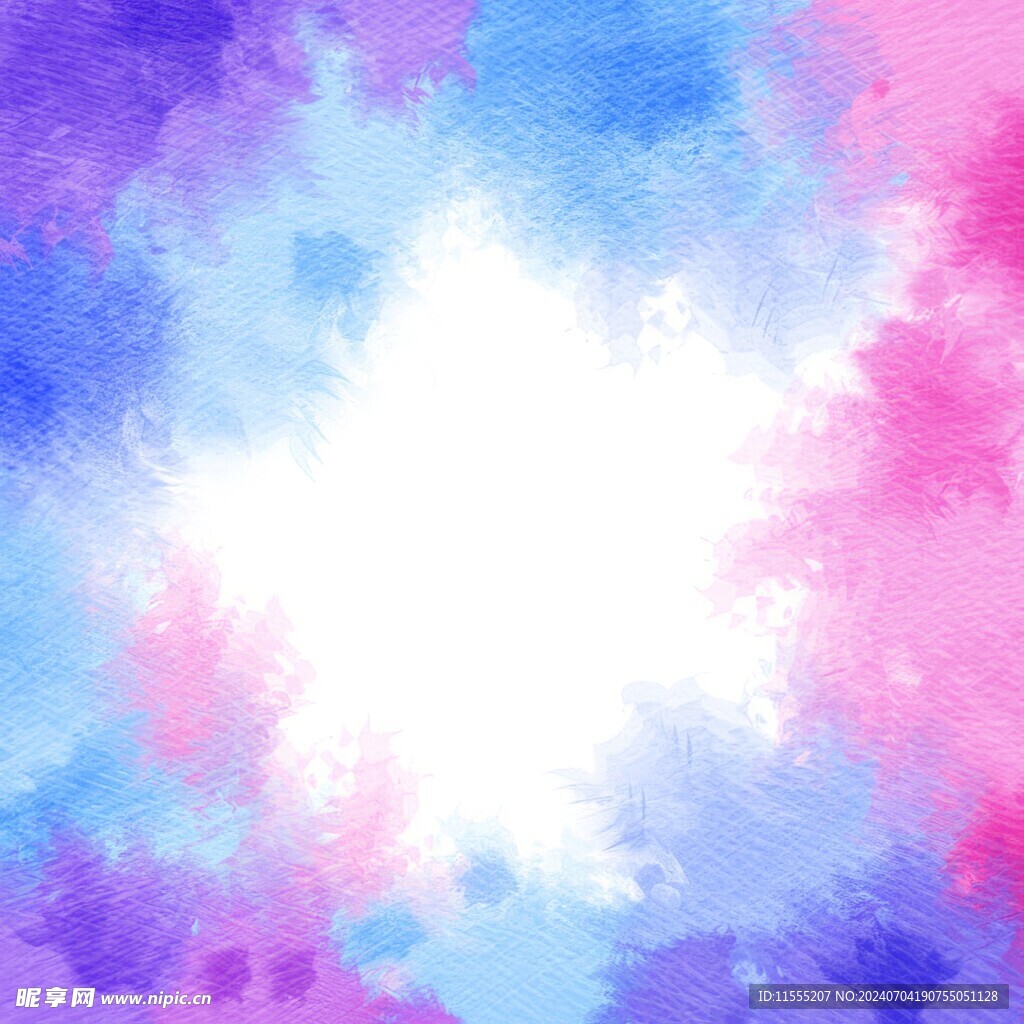 创意水彩抽象艺术画水彩晕染
