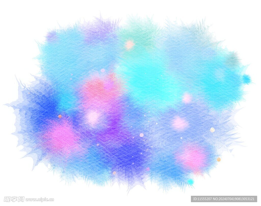 创意水彩抽象艺术画水彩晕染