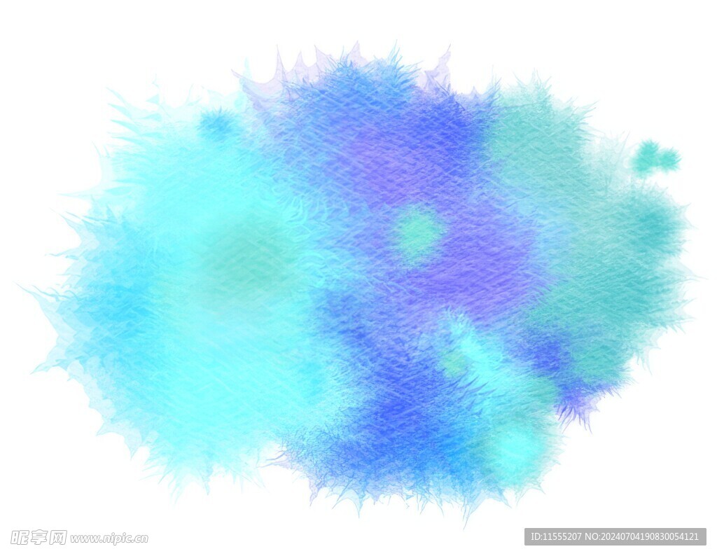 创意水彩抽象艺术画水彩晕染