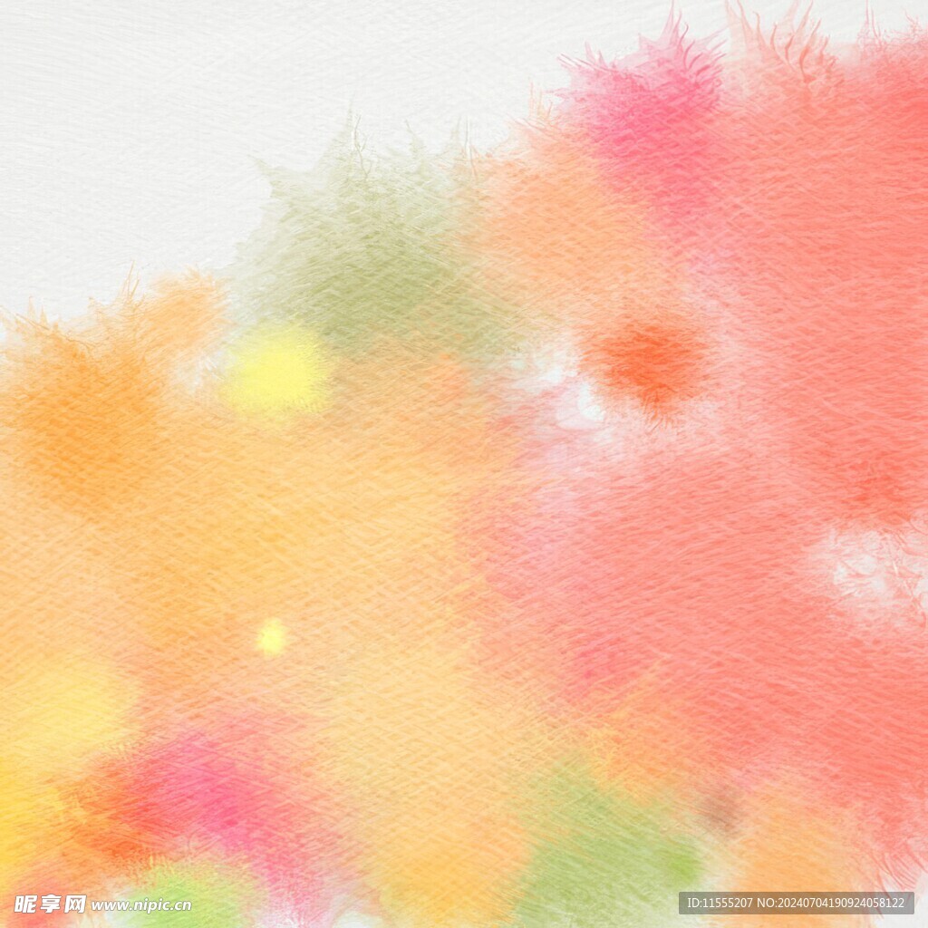 创意水彩抽象艺术画水彩晕染