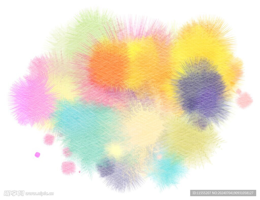 创意水彩抽象艺术画水彩晕染