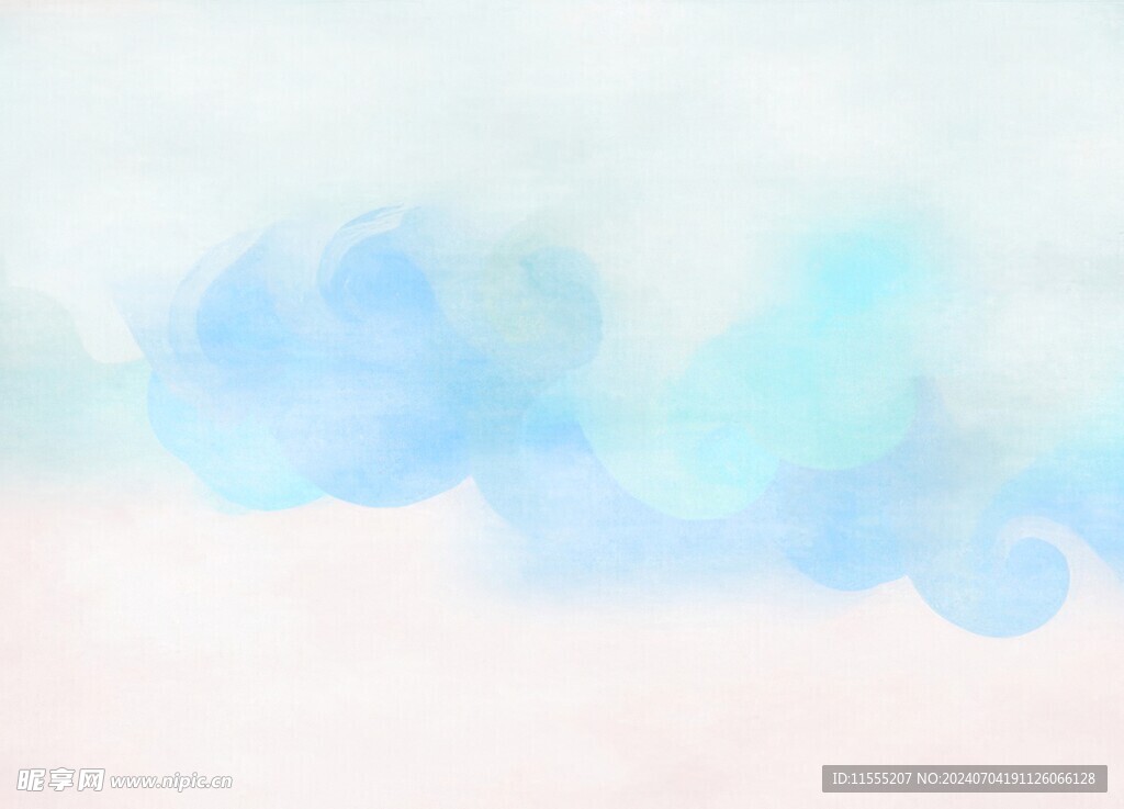 创意水彩抽象艺术画水彩晕染