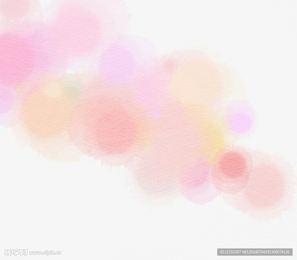 创意水彩抽象艺术画水彩晕染