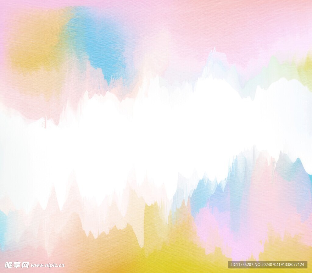 创意水彩抽象艺术画水彩晕染