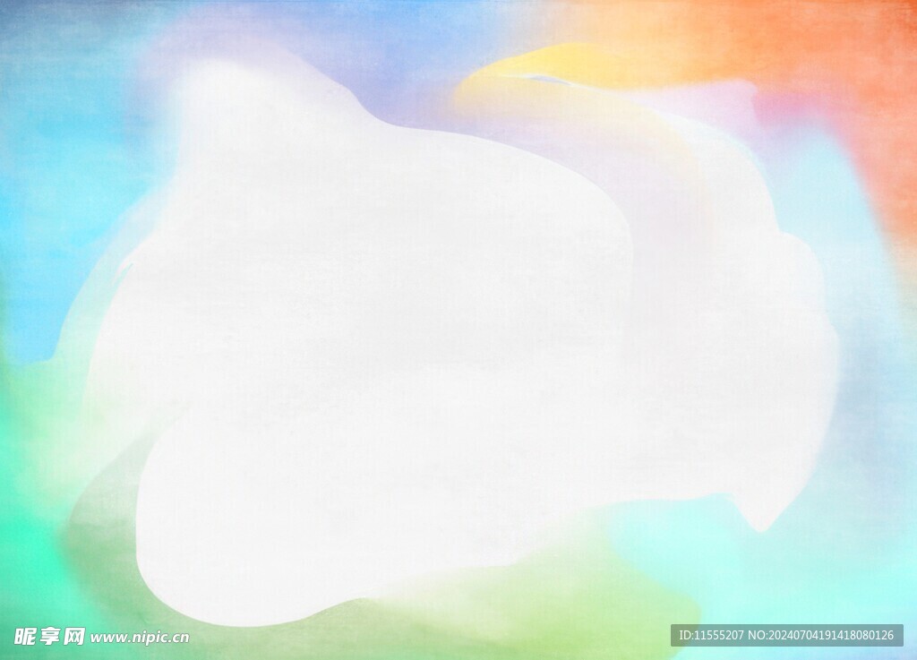 创意水彩抽象艺术画水彩晕染
