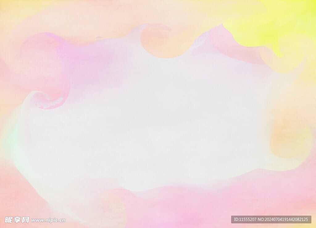 创意水彩抽象艺术画水彩晕染