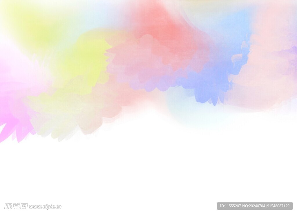 创意水彩抽象艺术画水彩晕染