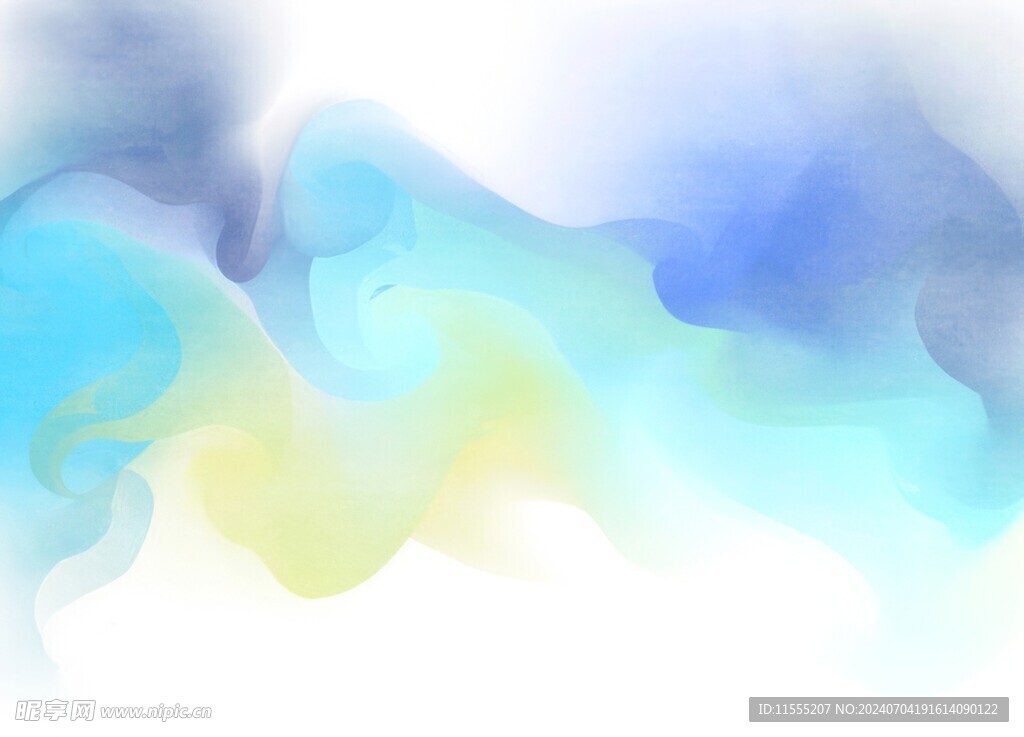 创意水彩抽象艺术画水彩晕染