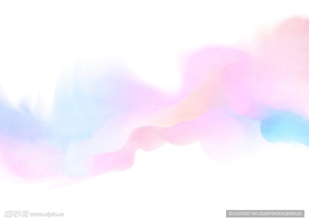 创意水彩抽象艺术画水彩晕染