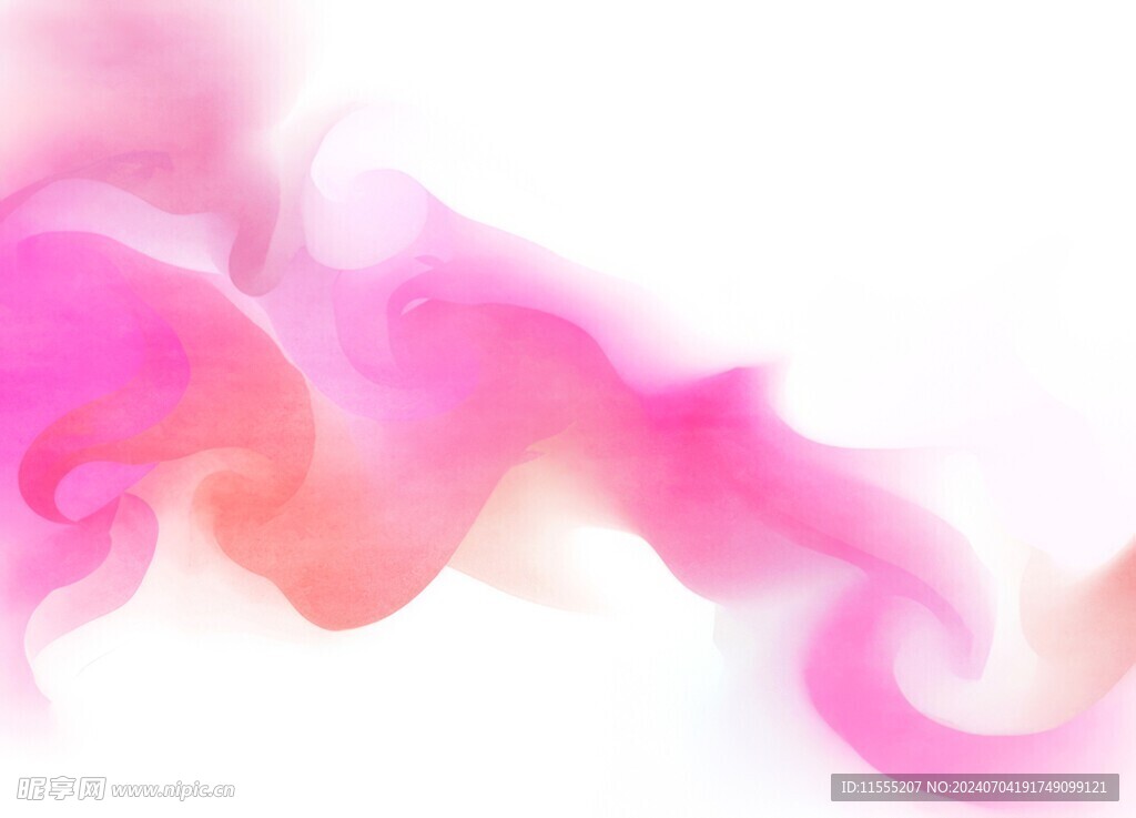创意水彩抽象艺术画水彩晕染