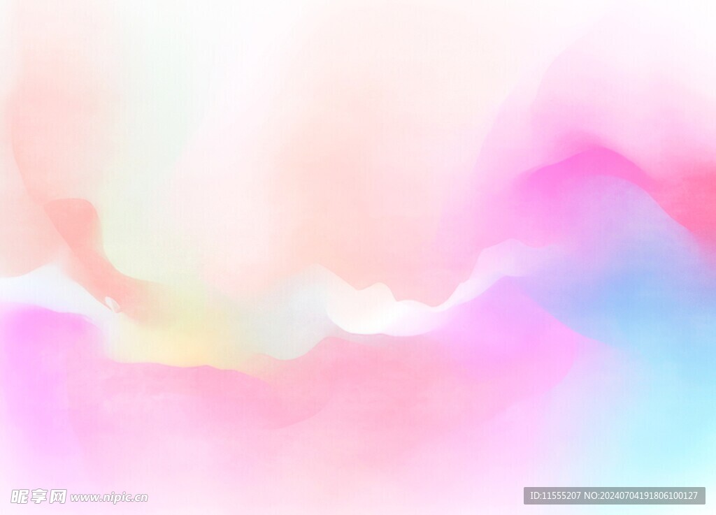 创意水彩抽象艺术画水彩晕染