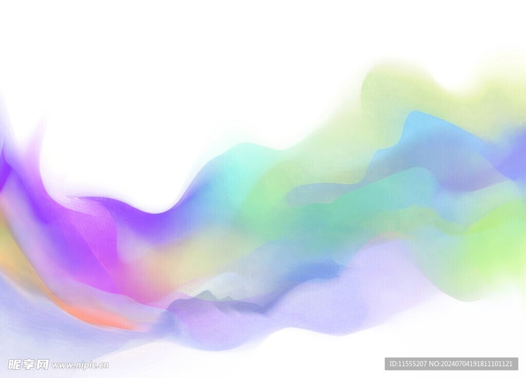创意水彩抽象艺术画水彩晕染