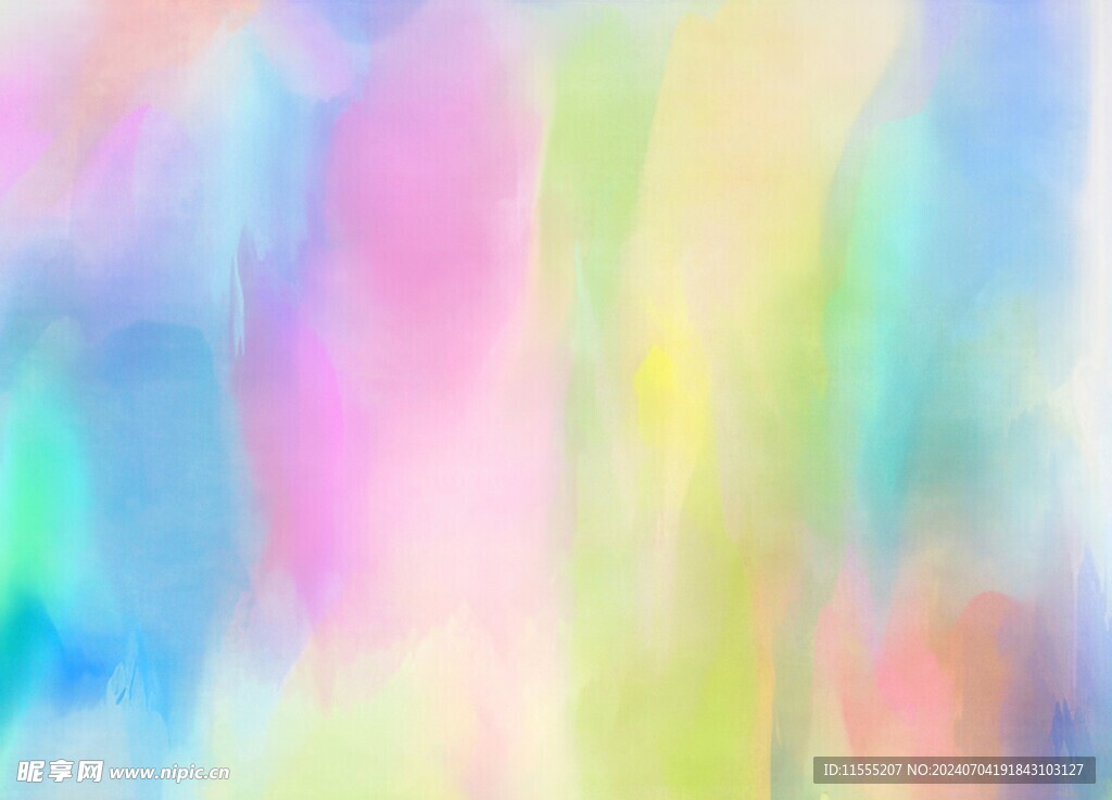 创意水彩抽象艺术画水彩晕染