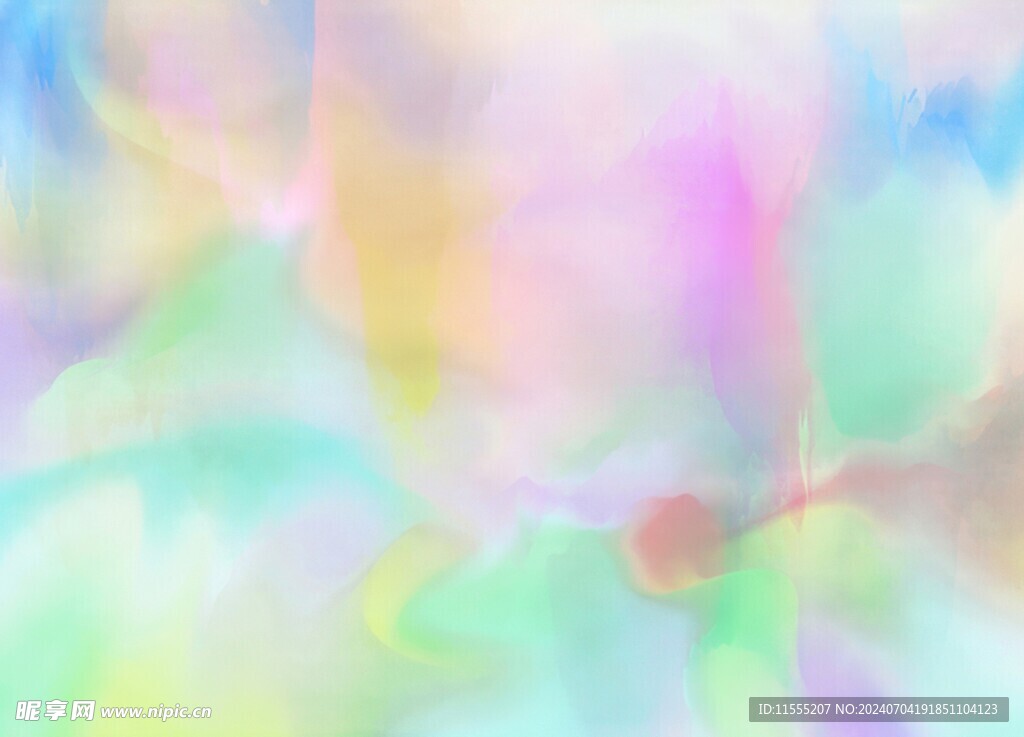 创意水彩抽象艺术画水彩晕染
