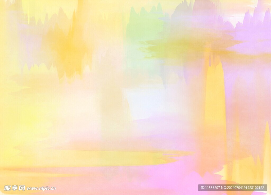 创意水彩抽象艺术画水彩晕染