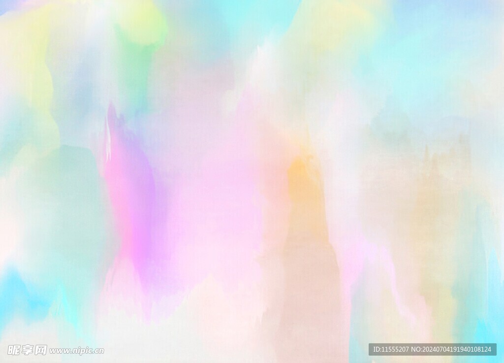 创意水彩抽象艺术画水彩晕染