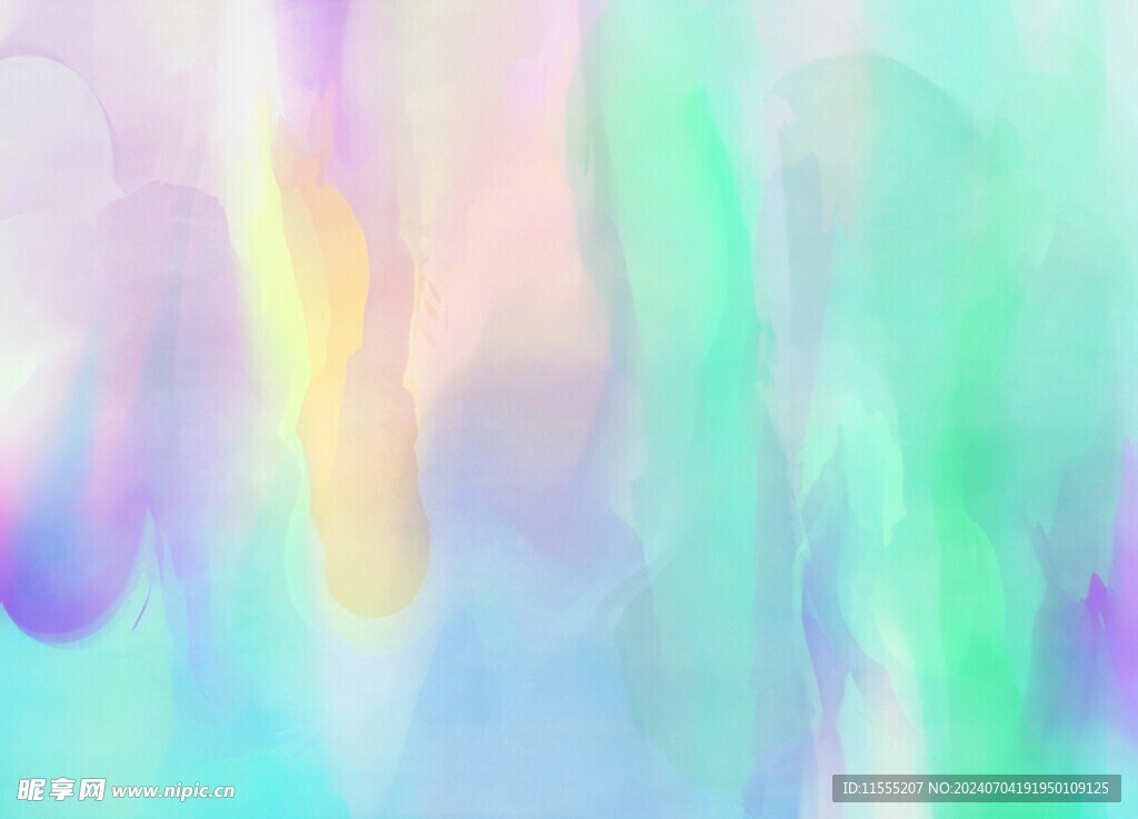 创意水彩抽象艺术画水彩晕染