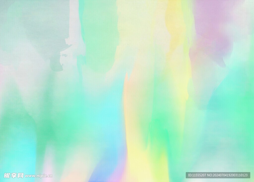 创意水彩抽象艺术画水彩晕染