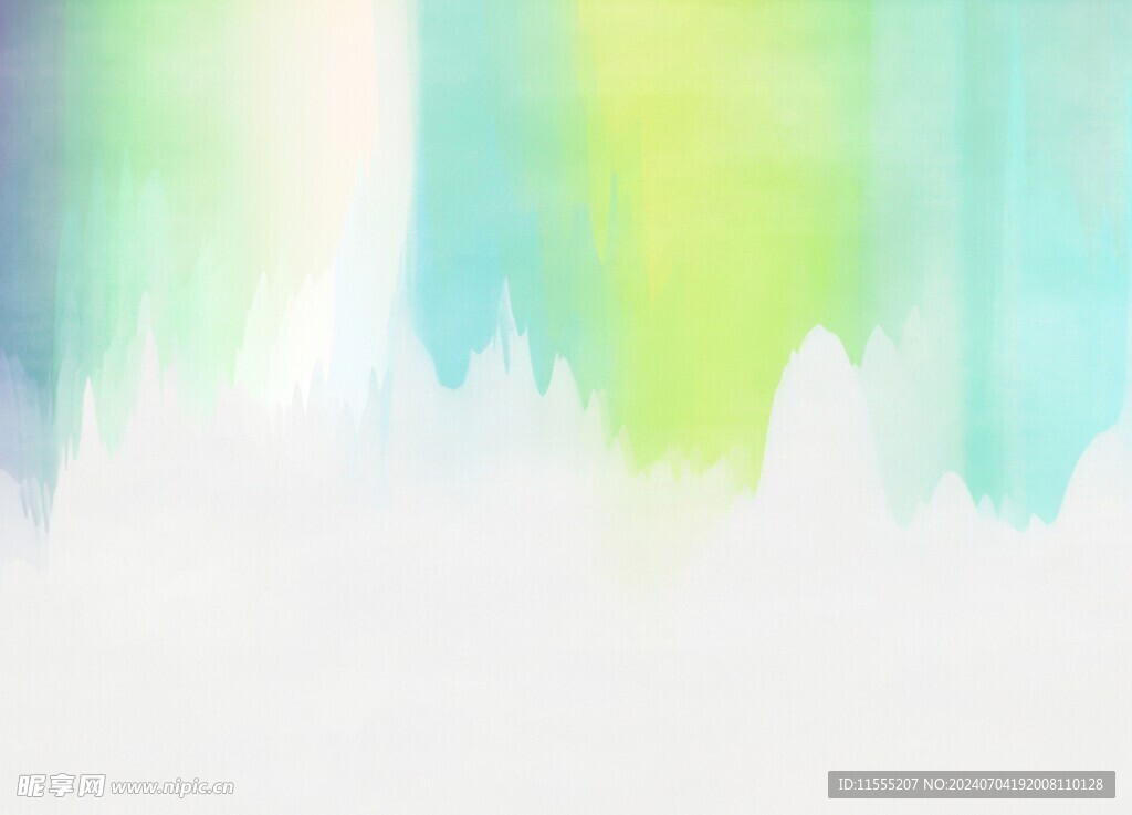 创意水彩抽象艺术画水彩晕染