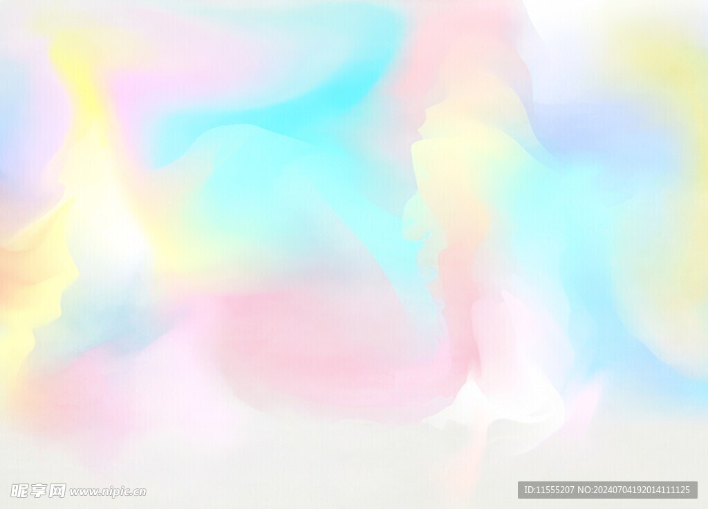 创意水彩抽象艺术画水彩晕染