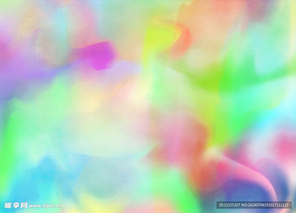 创意水彩抽象艺术画水彩晕染