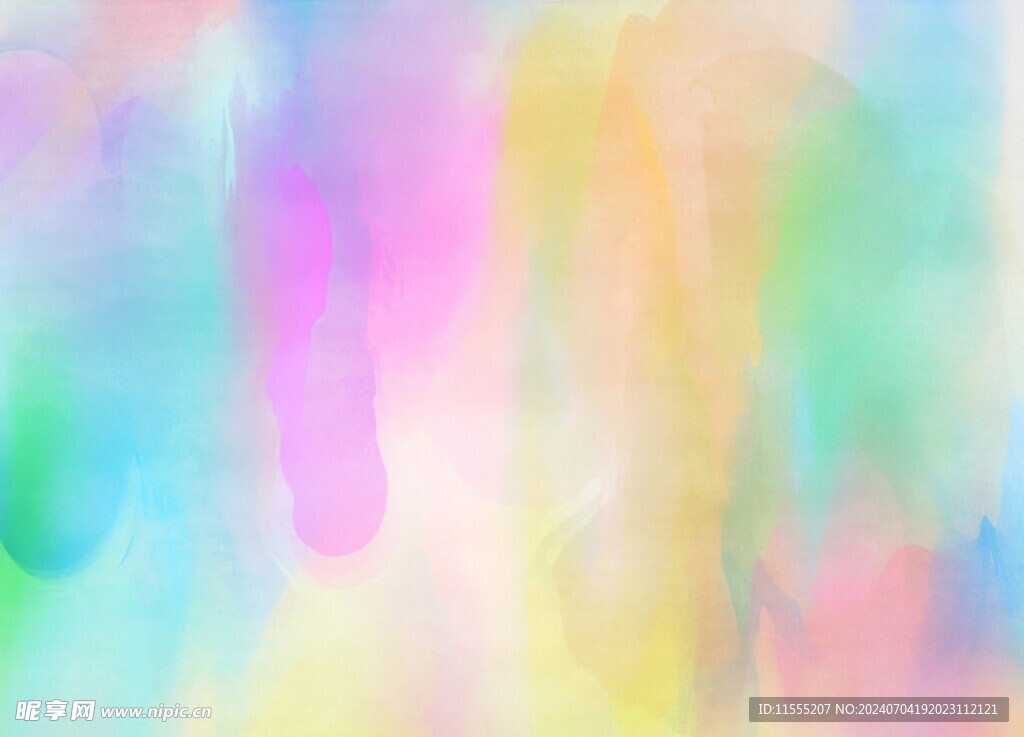 创意水彩抽象艺术画水彩晕染