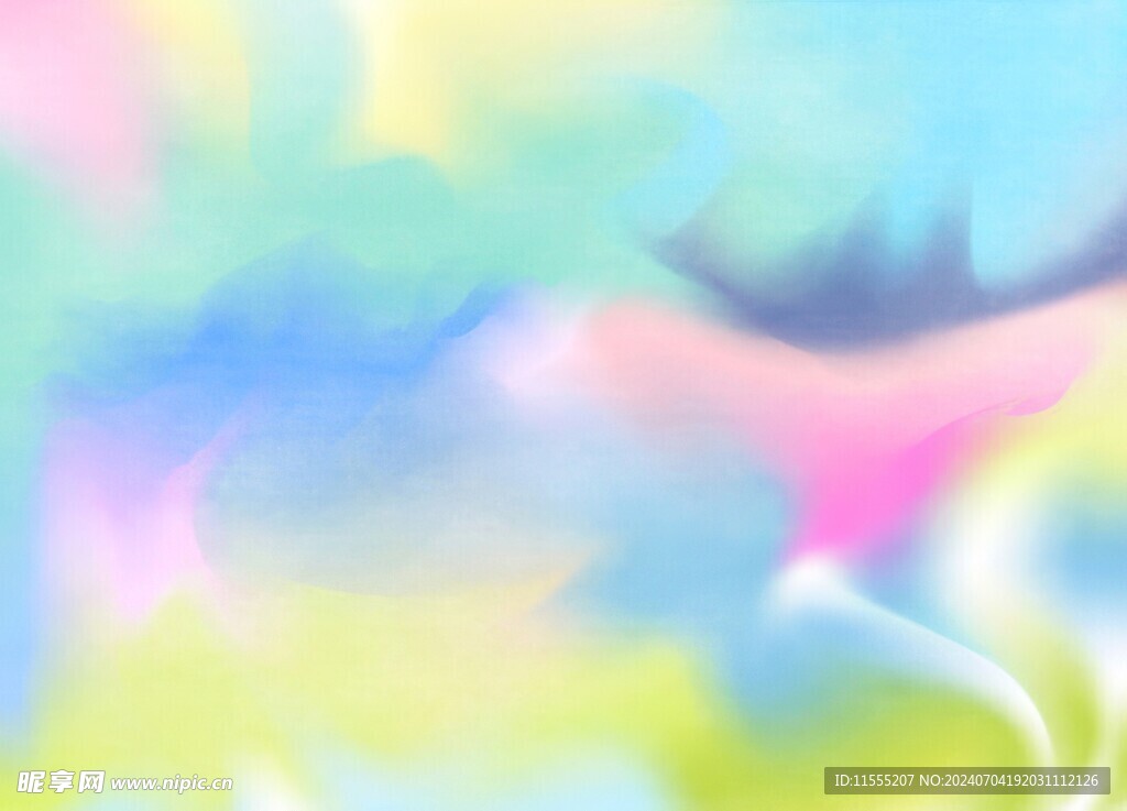 创意水彩抽象艺术画水彩晕染