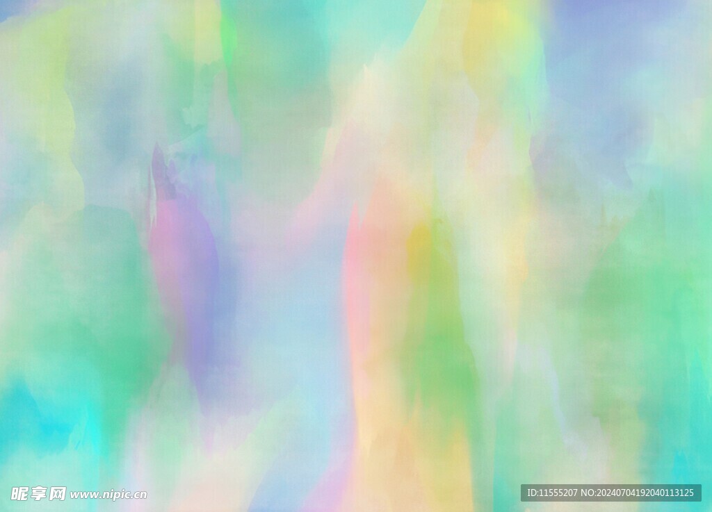 创意水彩抽象艺术画水彩晕染