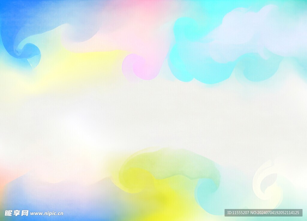创意水彩抽象艺术画水彩晕染