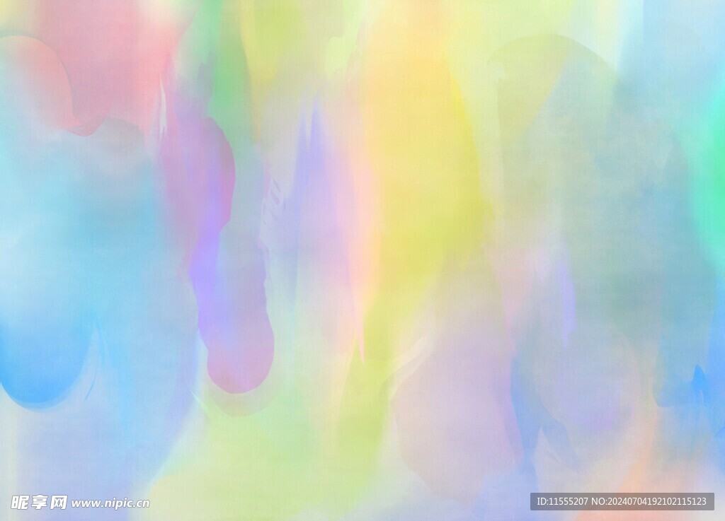 创意水彩抽象艺术画水彩晕染