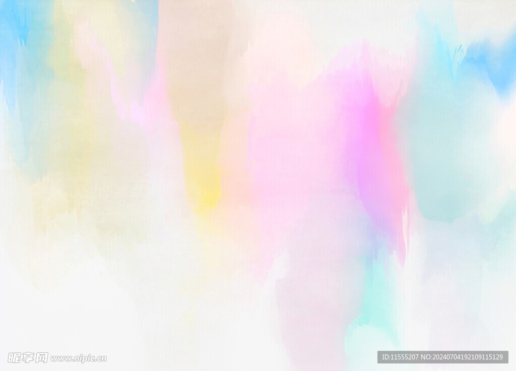 创意水彩抽象艺术画水彩晕染