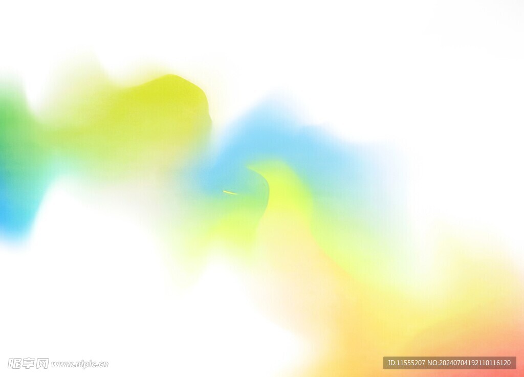 创意水彩抽象艺术画水彩晕染