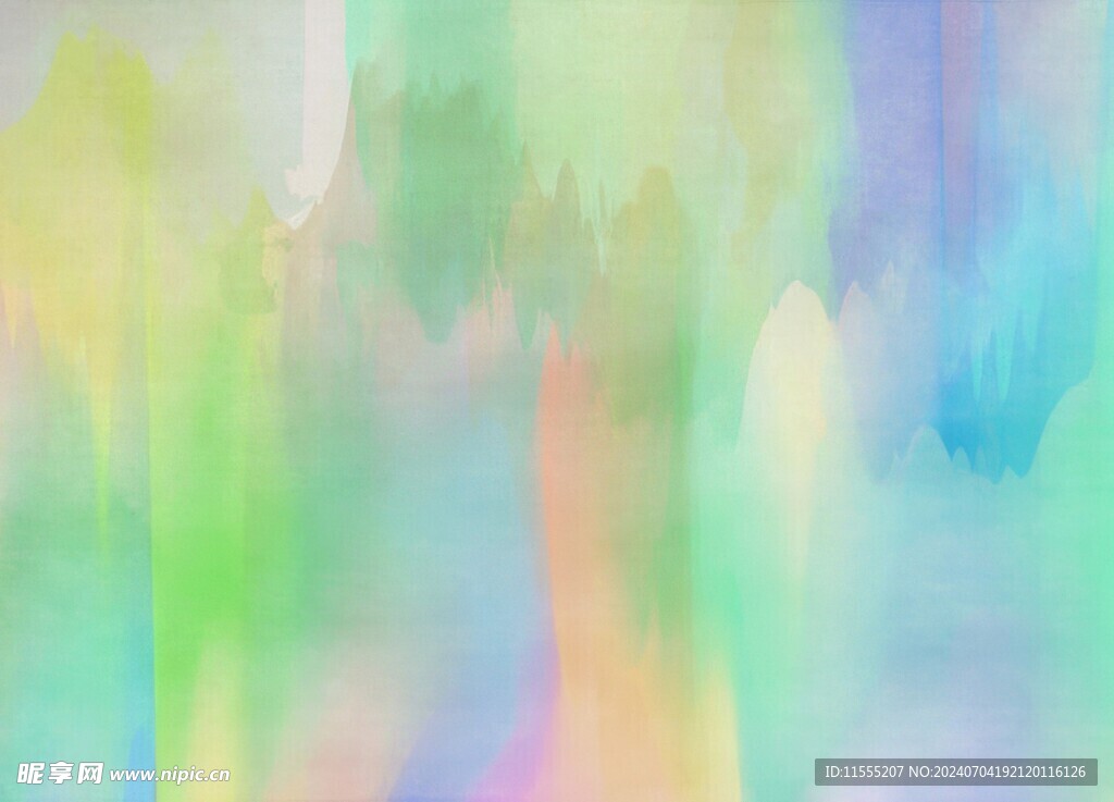 创意水彩抽象艺术画水彩晕染