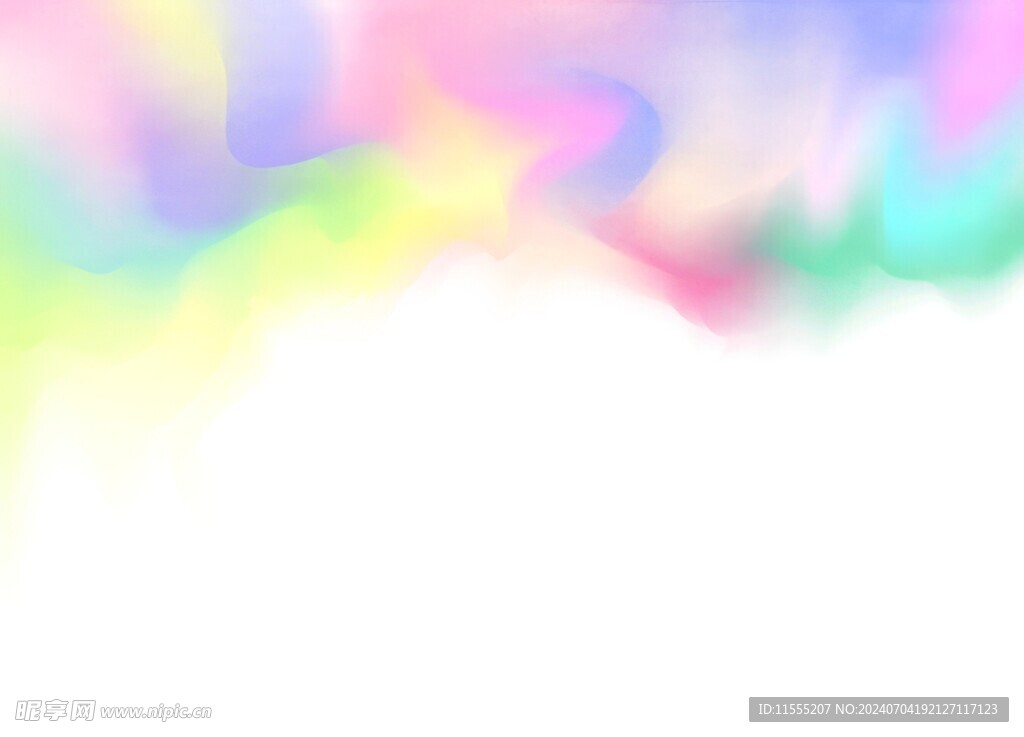 创意水彩抽象艺术画水彩晕染