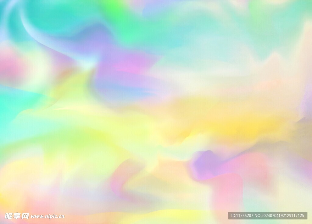 创意水彩抽象艺术画水彩晕染