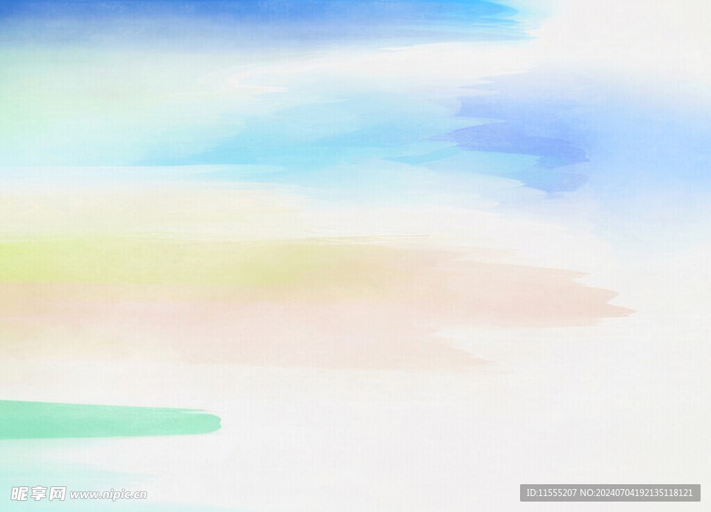 创意水彩抽象艺术画水彩晕染