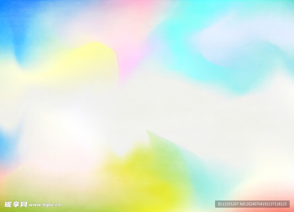 创意水彩抽象艺术画水彩晕染