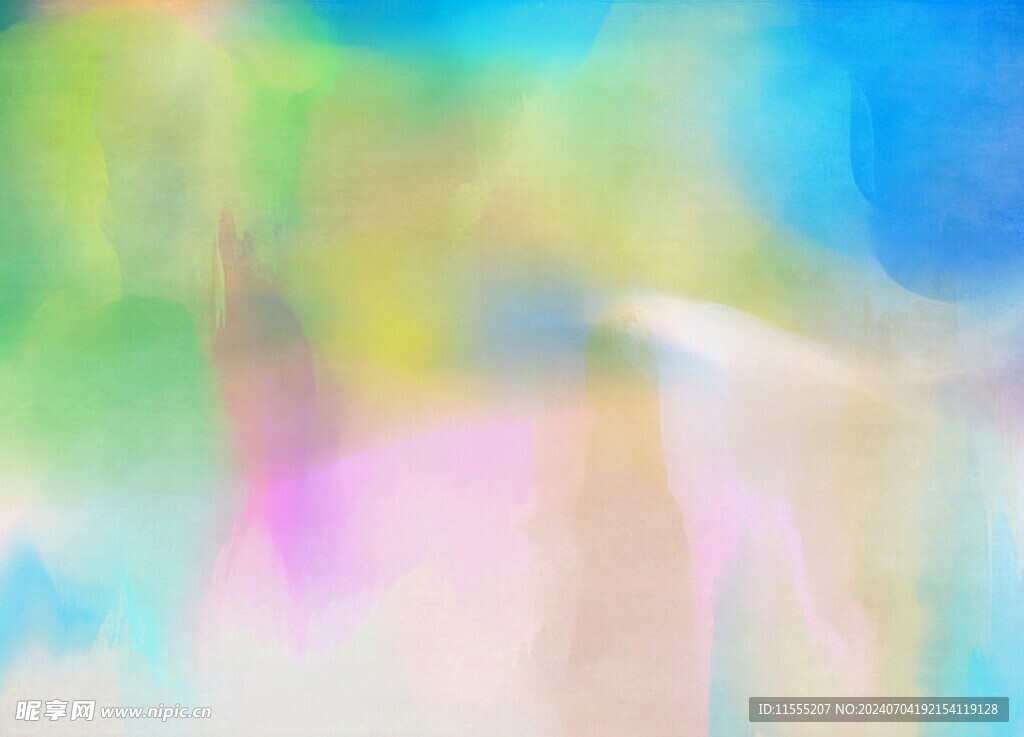 创意水彩抽象艺术画水彩晕染
