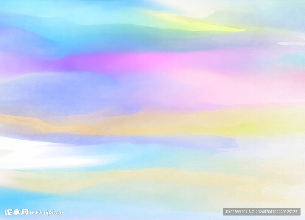 创意水彩抽象艺术画水彩晕染