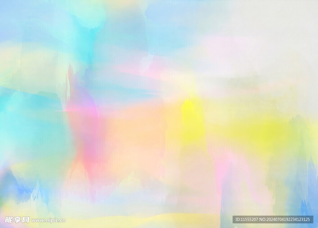 创意水彩抽象艺术画水彩晕染